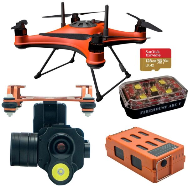 Swellpro SplashDrone 4 Waterproof Drone with Night-Vision 1080p, Complete Kit