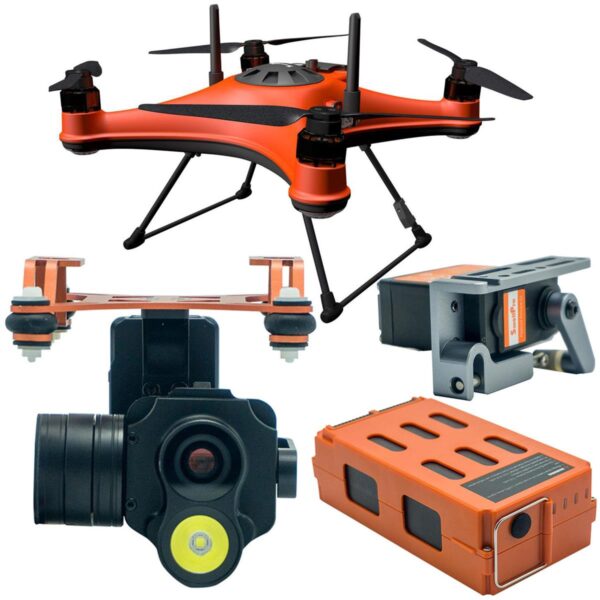 Swellpro SplashDrone 4 Waterproof Drone with Night-Vision 1080p, Payload Release