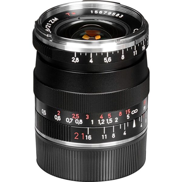 Zeiss 21mm f2.8 T ZM Biogon Lens, for Zeiss Ikon & Leica M Mount Rangefinder Cameras, Black
