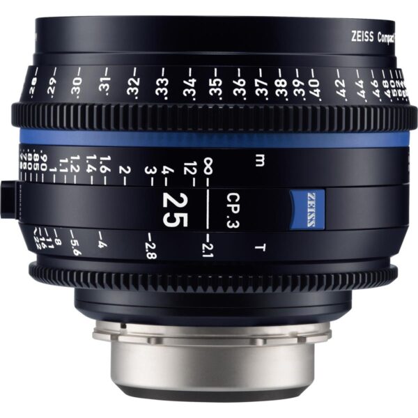 Zeiss 25mm T2.1 CP.3 Compact Prime Cine Lens (Feet) with Nikon F Mount