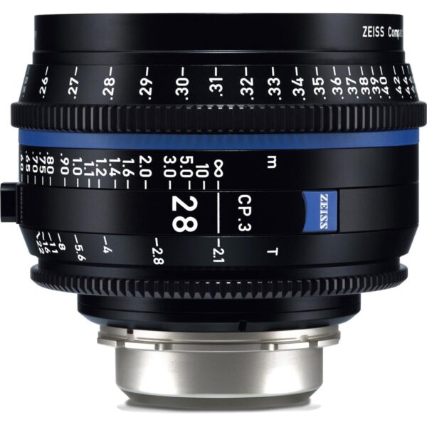 Zeiss 28mm CP.3 T2.1 Compact Prime Cine Lens (Feet) with Canon EF Mount