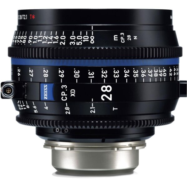 Zeiss 28mm T2.1 CP.3 Compact Prime Cine Lens (Metric) with Nikon F Mount