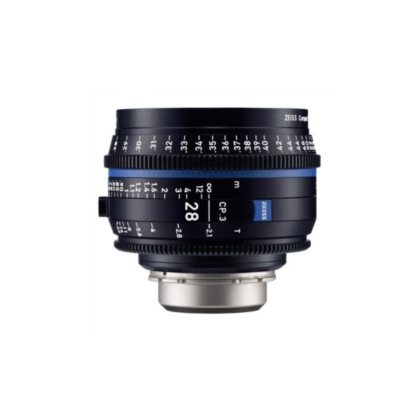 Zeiss 28mm T2.1 CP.3 Compact Prime Cine Lens (Metric) with PL Bayonet Mount