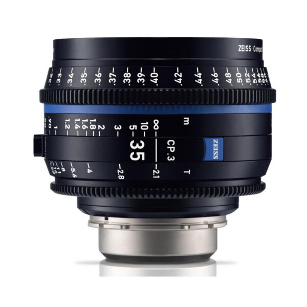 Zeiss 35mm T2.1 CP.3 Compact Prime Cine Lens (Metric) with Nikon F Mount