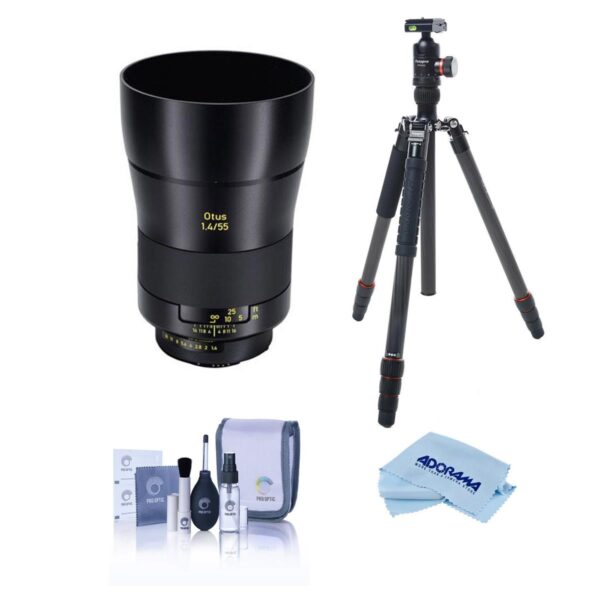 Zeiss OTUS 55mm F1.4 Apo Distagon T Zf.2 Lens for Nikon WFotoPro X-Go Tripod